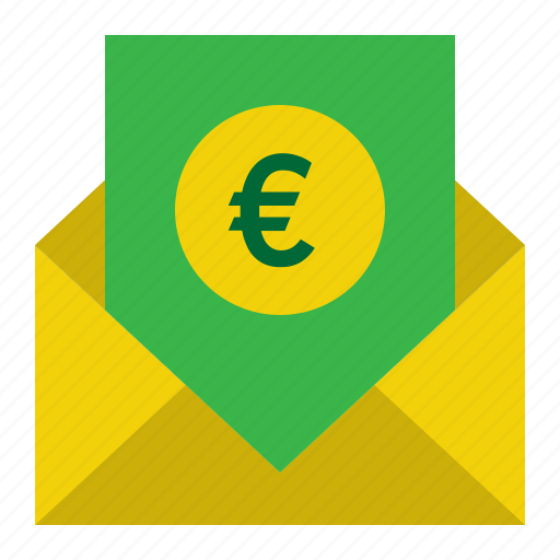 Salary, payday, investment, mail, finance, business, euro icon - Download on Iconfinder