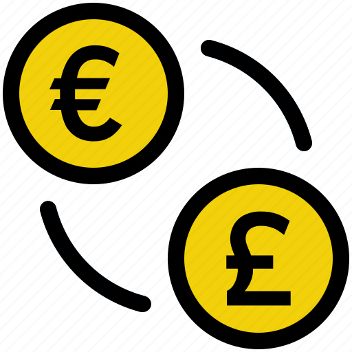 Money, exchange, currency, convert, euro, pound, economy icon - Download on Iconfinder