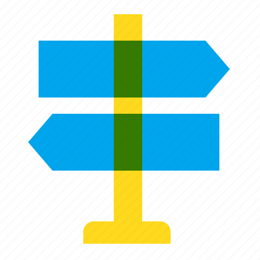 Crossroad, navigation, road, route icon - Download on Iconfinder