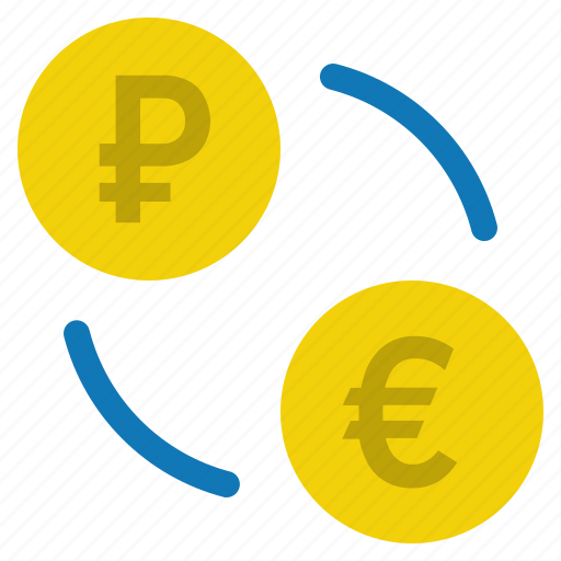 Money, exchange, currency, convert, ruble, euro, economy icon - Download on Iconfinder