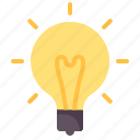 bulb, lamp, light, idea