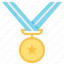 medal, reward, winner, badge