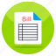 bill, invoice, receipt, payment slip, commerce 