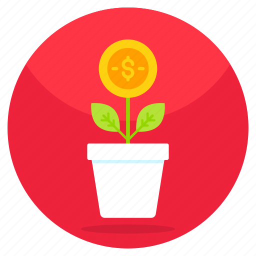 Dollar plant, money plant, investment growth, economy growth, business growth icon - Download on Iconfinder