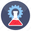 flask, experiment, lab apparatus, chemical reaction, lab management 