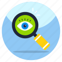 search eye, eye analysis, monitoring, inspection, visualization