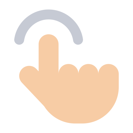 Touch, finger, gesture, interactive, gesticulation, tap, hand icon - Download on Iconfinder