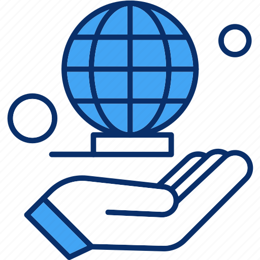 Hand, management, world icon - Download on Iconfinder