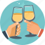 hand, glass, champagne, business, celebration 