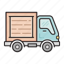 distribution, channels, truck, transport, delivery, logistics