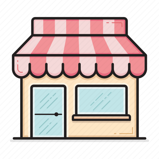 Shop, commerce, awning, glass icon - Download on Iconfinder