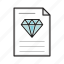 values, document, diamond, page 
