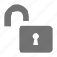 padlock, protection, security sign, unlock, unlock sign 