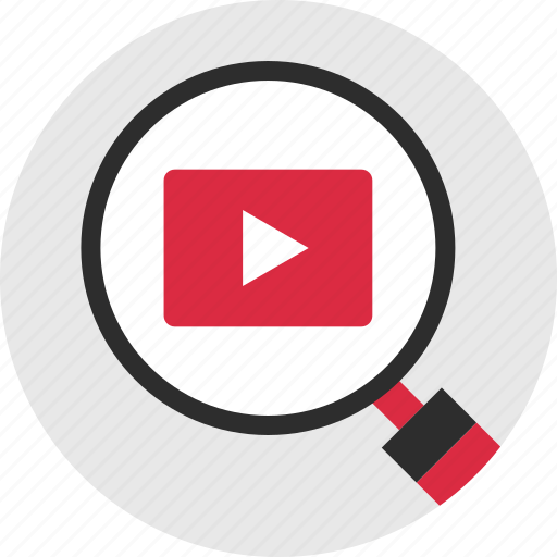 Find, look, magnifiery, search, videos, youtube icon - Download on Iconfinder