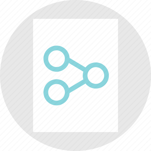 Circles, connection, data, document, moment, page, share icon - Download on Iconfinder