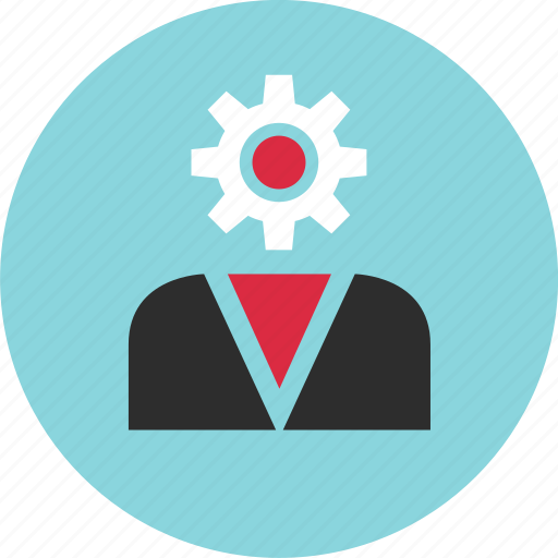 Boss, gear, person, profile, staff, user, work icon - Download on Iconfinder