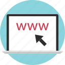 arrow, click, mouse, web, website, www