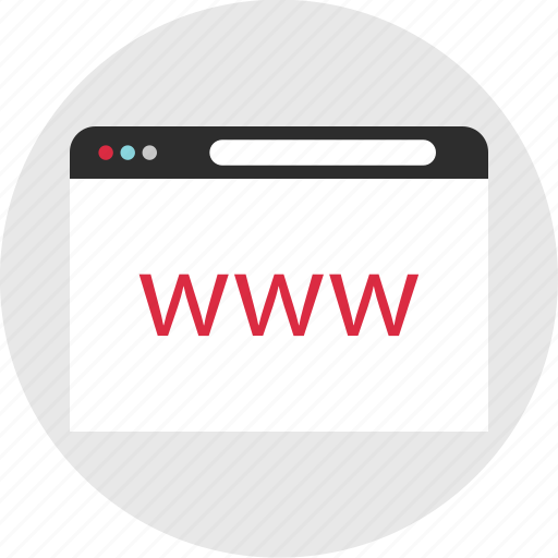 Address, browser, internet, online, web, website, www icon - Download on Iconfinder
