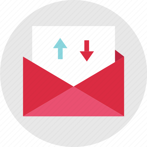 Activity, arrows, down, email, envelope, mail, up icon - Download on Iconfinder