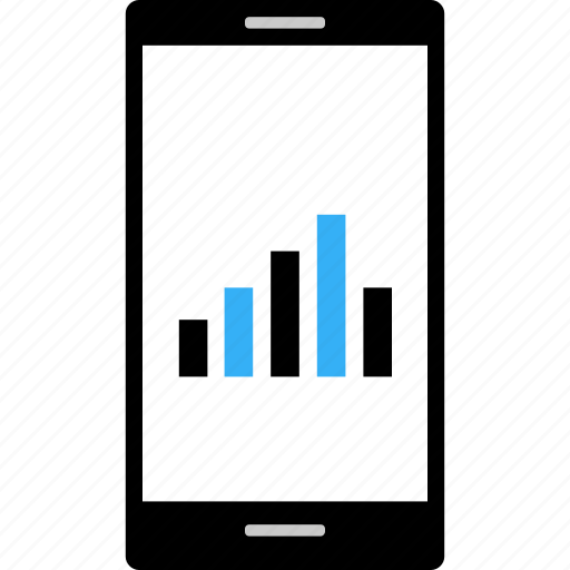 Bars, business, cell, data, mobile, wireframe icon - Download on Iconfinder