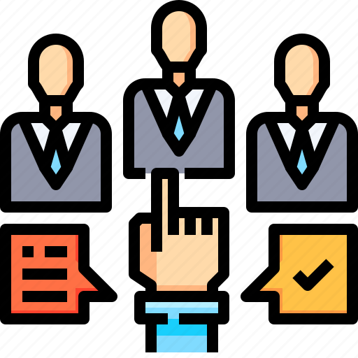 Business, corporate, office, selection, team, teamwork, worker icon - Download on Iconfinder