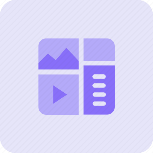 Content, violet icon - Download on Iconfinder on Iconfinder