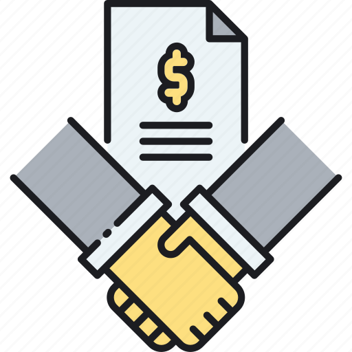Agreement, contract, deal, handshake, partnership, shake hands icon - Download on Iconfinder
