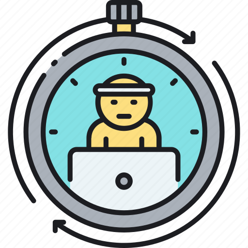 Overdue, overtime, time, watch icon - Download on Iconfinder