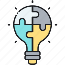 creativity, light bulb, solution