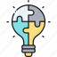 creativity, light bulb, solution 