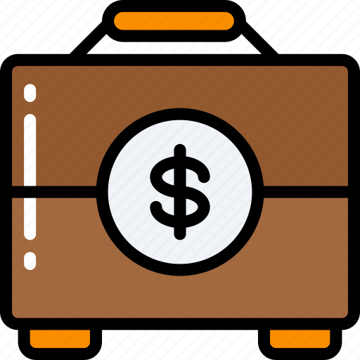 Briefcase, business, documents, financial, money, suit case icon - Download on Iconfinder