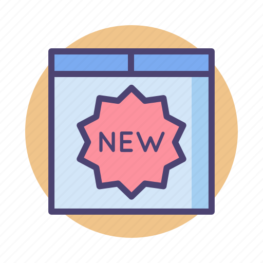 Box, label, new, new arrival, new product, parcel icon - Download on Iconfinder