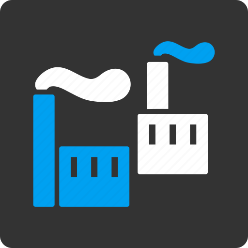 Industry, business, company building, construction, factory, industrial, plant icon - Download on Iconfinder