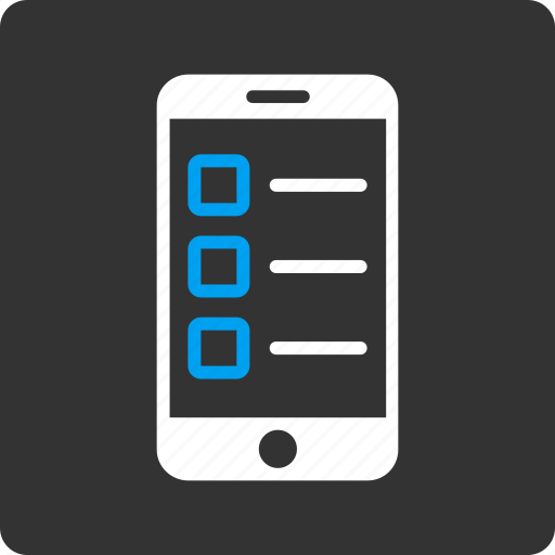 Application, cellphone, check, form, mark, mobile test, phone icon - Download on Iconfinder