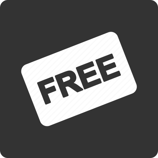 Free, attach, badge, offer, pin card, sticker, tag icon - Download on Iconfinder