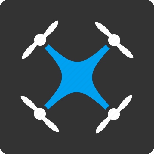 Quadcopter, airdrone, flying drone, nanocopter, quad copter, radio control uav, unmanned aerial vehicle icon - Download on Iconfinder
