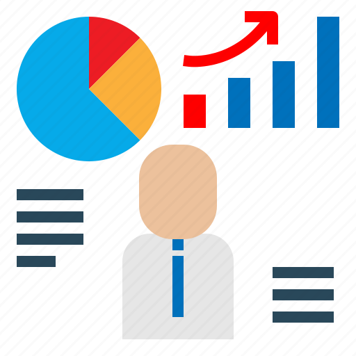 Analyst, business, chart, graph, presentation icon - Download on Iconfinder