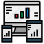 bar, chart, graph, monitor, screen, statistics 