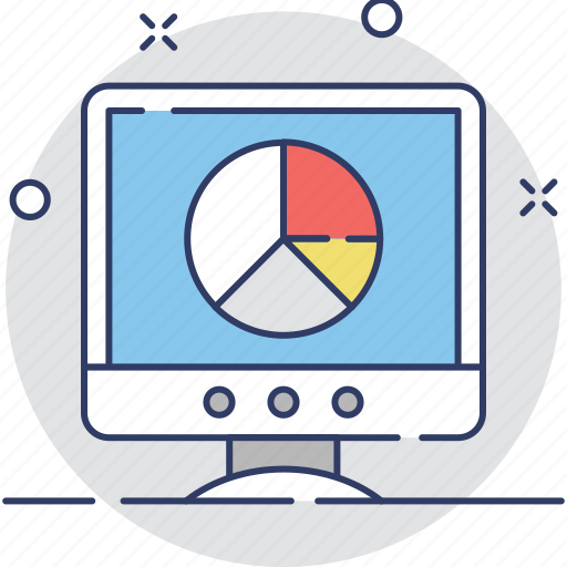 Diagram, graph, infographic, screen, web analytics icon - Download on Iconfinder