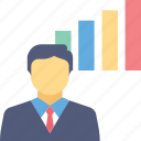 analyst, business, chart, graph, presentation