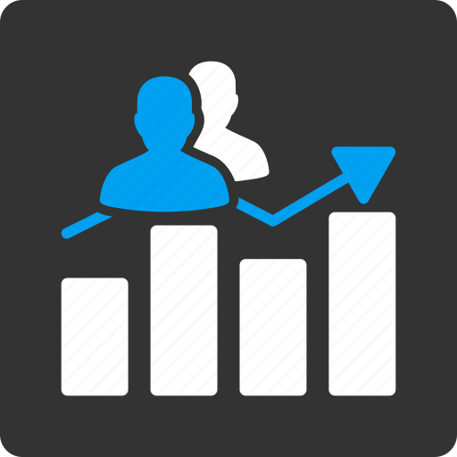 Audience graph, business, chart, people, report, seo, social icon - Download on Iconfinder