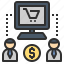 business, cart, customer, online, shopping 