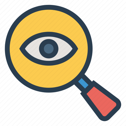 Eye, glasses, security, spy, view, visibility, visible icon - Download on Iconfinder