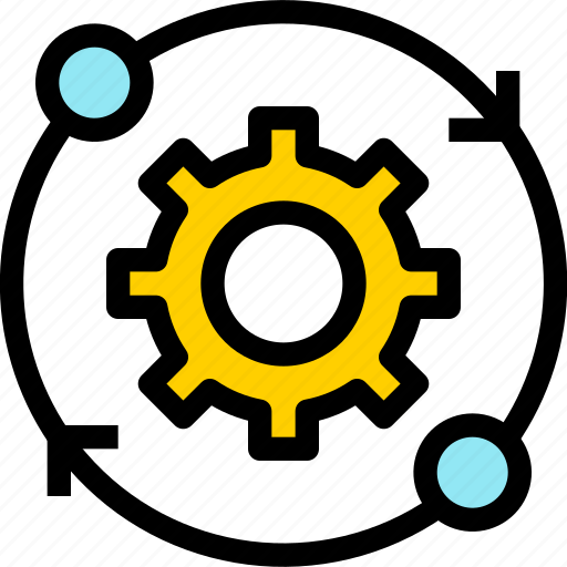 Business, cog, gear, industrial, network, status, working icon - Download on Iconfinder