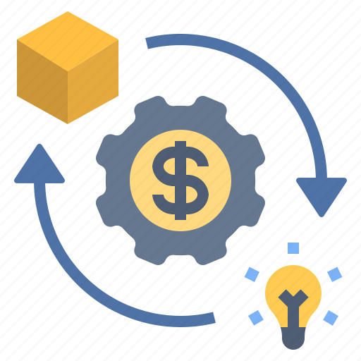 Cash flow, demand, innovaton, manufacturing, production, supply icon - Download on Iconfinder