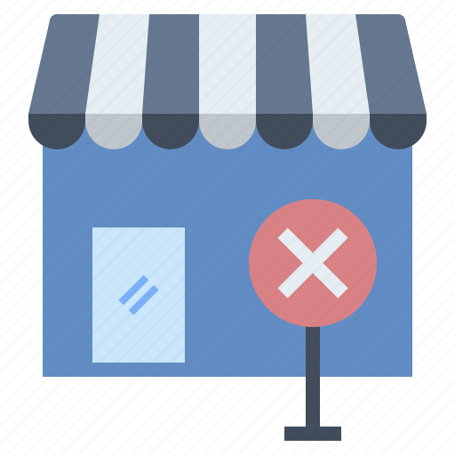 Bankrupt, close down, depression, loss, shop icon - Download on Iconfinder