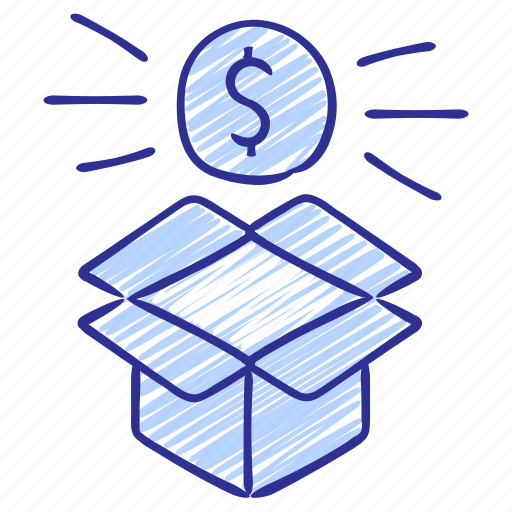 Box, dollar, growth, investment, money, products, startup icon - Download on Iconfinder