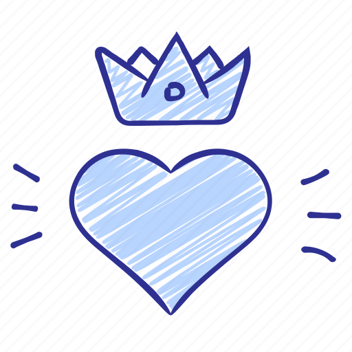 Crown, emperor, heart, king, love, princess, romance icon - Download on Iconfinder