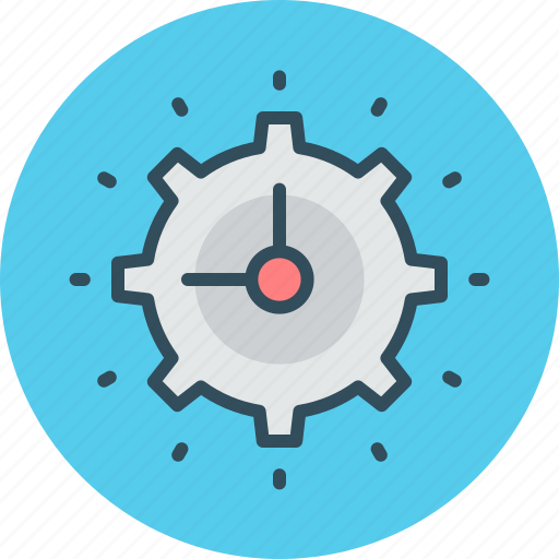Alarm, gear, limit, management, planning, punctual, time icon - Download on Iconfinder