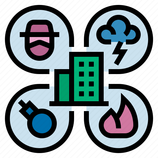 Bomb, disaster, fire, risk, robber, business disaster, business risk icon - Download on Iconfinder